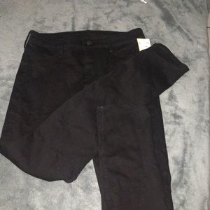brand new black jeans